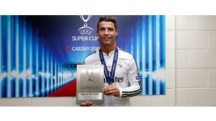 Cristiano Ronaldo, mejor jugador de la final de la Supercopa de Europa