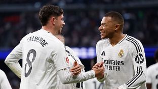 Onces iniciales del Real Madrid y el Valencia