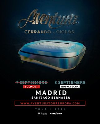 promotional poster Aventura 7 and 8 september