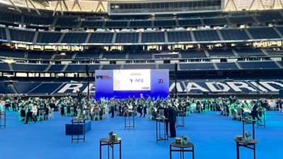 evento sobre el terreno de juego, cena