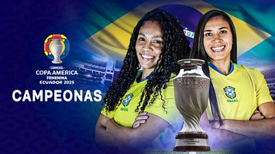 Antonia Silva y Yasmim, campeonas de la Copa América con Brasil