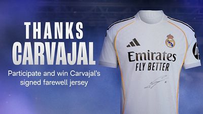 Win Dani Carvajal's signed jersey