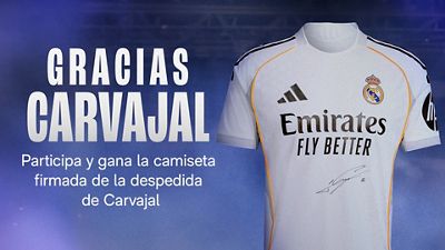 Consigue la camiseta firmada de Dani Carvajal