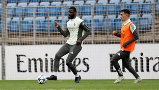 El Real Madrid prepara el partido contra el Olympiacos