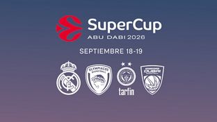 El Real Madrid disputará la Supercopa de la Euroliga el 18 y 19 de septiembre en Abu Dabi
