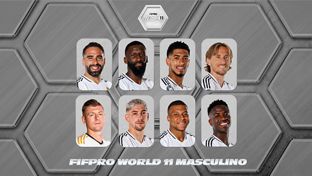 Carvajal, Rüdiger, Bellingham, Modrić, Kroos, Valverde, Mbappé et Vini Jr., candidats au FIFPRO World11 Masculin de 2024