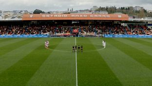 Minuto de silencio antes del Lugo-Castilla por Vicente Paniagua