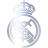 icono logo Real Madrid plateado