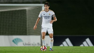 Once inicial del Castilla ante el San Fernando