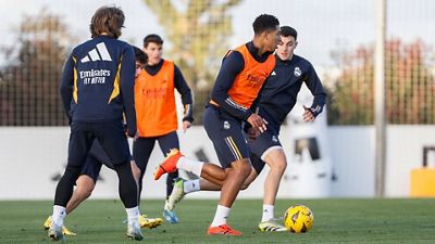 Último entrenamiento antes de visitar al Betis