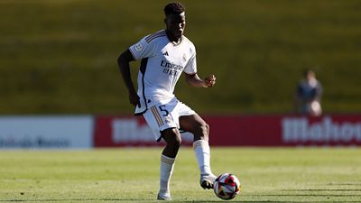 Once inicial del Castilla frente al Atlético Baleares