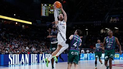 El Real Madrid comienza las semifinales de la Liga contra el Unicaja mañana a las 21:15 h