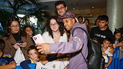 Así fue la llegada del Real Madrid a Cádiz