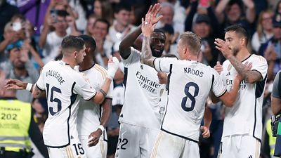 Once inicial del Real Madrid ante el Granada