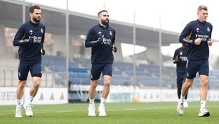 Real Madrid bereitet sich auf das Spiel gegen Neapel vor