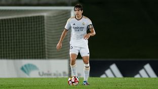 Once inicial del Castilla ante el San Fernando