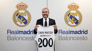 Chus Mateo makes it 200 games as Real Madrid coach