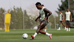 Nueva sesión para preparar el partido ante Osasuna