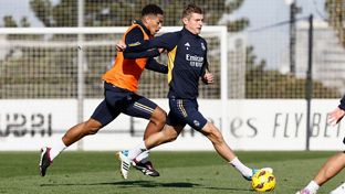 Último treino antes do encontro frente ao Cádiz