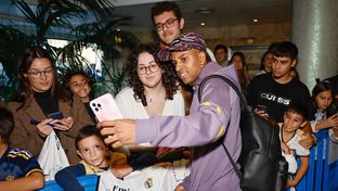 Así fue la llegada del Real Madrid a Cádiz