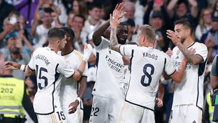 Once inicial del Real Madrid ante el Granada