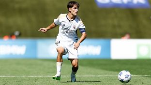 Once inicial del Juvenil A ante el Leipzig