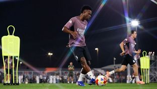 El equipo se está entrenando