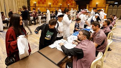 Encuentro con los aficionados en Yeda