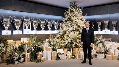 Florentino Pérez: "Feliz Natal e que 2025 nos traga saúde, trabalho, paz e solidariedade para todos"