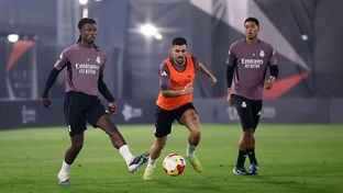 Dernier entraînement avant la demi-finale de la Supercoupe