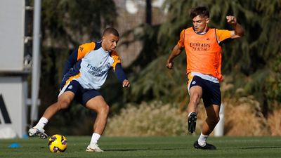 المران الأخير قبل المباراة ضد أتلتيك بلباو