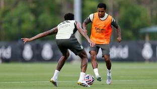 O Real Madrid começa a preparar o jogo contra a Juventus