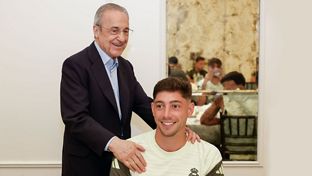 El presidente saludó al equipo