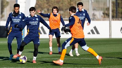 ドーハ遠征前の練習