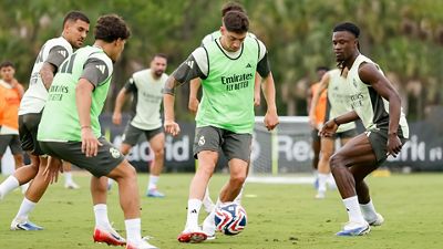 El Real Madrid continúa preparando el partido contra la Juventus