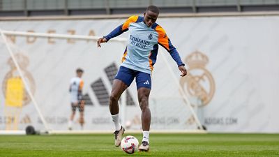 Weitere Trainingseinheit in der Real Madrid Stadt