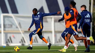 Último entrenamiento antes de recibir al Sevilla