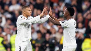 Onces iniciales del Real Madrid y del Rayo Vallecano