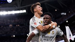 Onces iniciales del Real Madrid y el Celta 