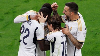 Real Madrid starting eleven against Getafe