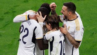 Once inicial del Real Madrid ante el Getafe