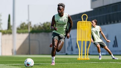 Último entrenamiento antes del amistoso contra el WSG Tirol