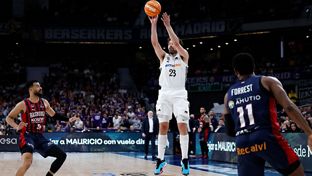 Llull makes his 1,000 triple for Real Madrid in the league 