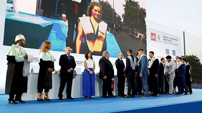 Acto de Graduación de la XVIII promoción de la Escuela Universitaria Real Madrid Universidad Europea