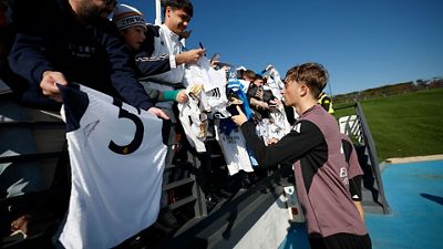 Fiesta de madridismo en el Di Stéfano