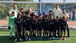 El Alevín B, campeón del Grupo 1 de la División de Honor