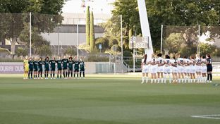 Minuto de silencio en la Ciudad Real Madrid por Baresi