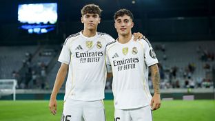 Thiago y Roberto Martín, en el partido de su debut: "Es el sueño que tiene todo niño"