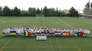 La Fundación Real Madrid inaugura la XIII Copa Alma con las escuelas europeas