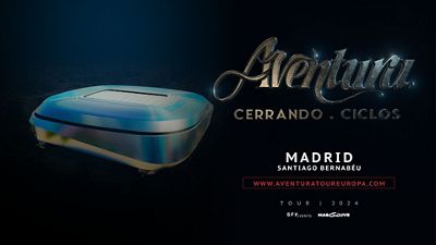 Aventura, con Romeo Santos, llega este fin de semana al Bernabéu con su gira ‘Cerrando ciclos’